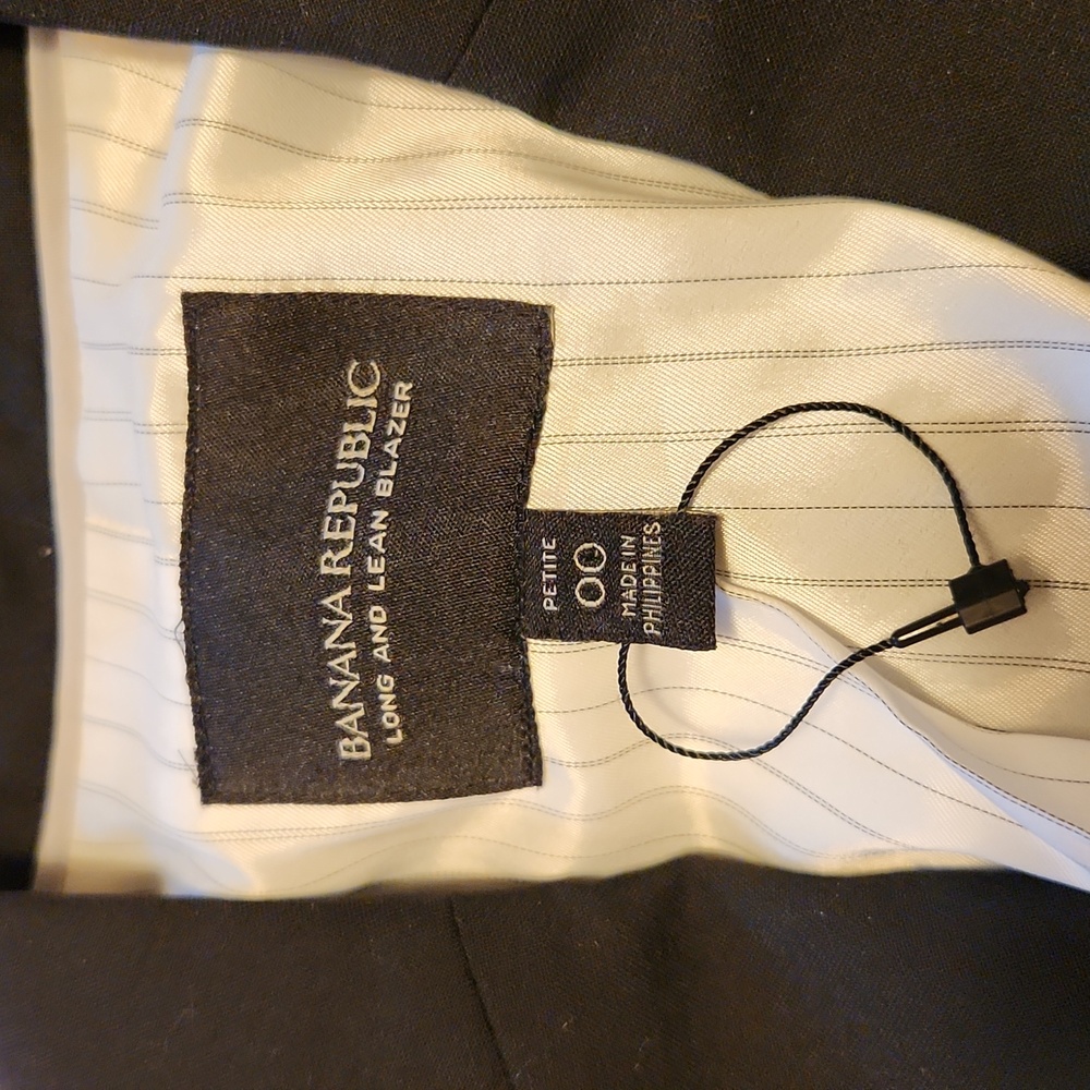 Banana Republic Long Lean Blazer 00 Petite
